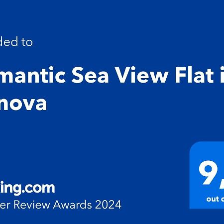 Romantic Sea View Flat In Genova Екстер'єр фото